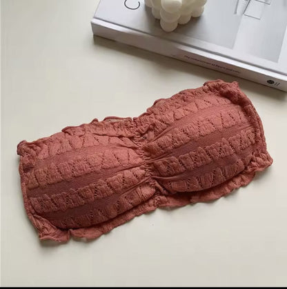 Stylish Strapless Blouse – Free Size, Soft & Versatile