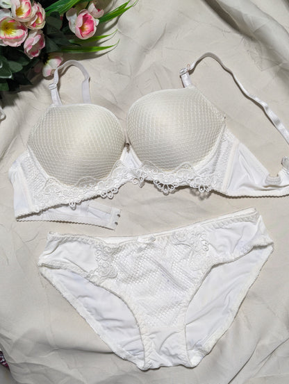 Texture Push-Up Bra & Panty Set (SPBS 12)