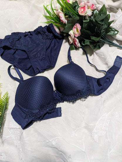 Texture Push-Up Bra & Panty Set (SPBS 12)