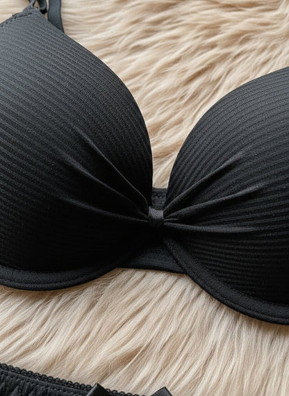 Textured Push Up T-Shirt Bra Set in Pakistan – Safaa.pk