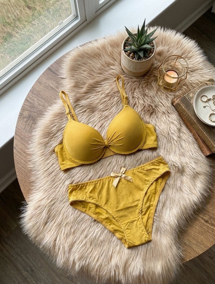 Textured Push Up T-Shirt Bra Set in Pakistan – Safaa.pk