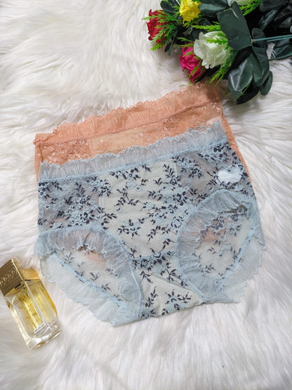Trendy Breathable Lace Panty – Sexy & Stylish - pack of 2