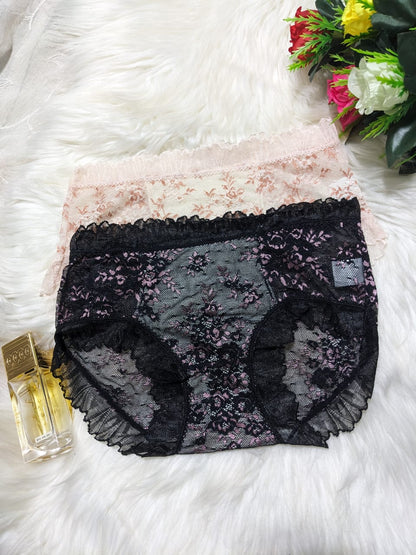 Trendy Breathable Lace Panty – Sexy & Stylish - pack of 2