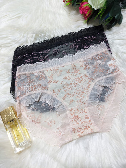 Trendy Breathable Lace Panty – Sexy & Stylish - pack of 2