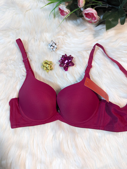 Ultra-soft, light pads dot texture bra (spb 86)