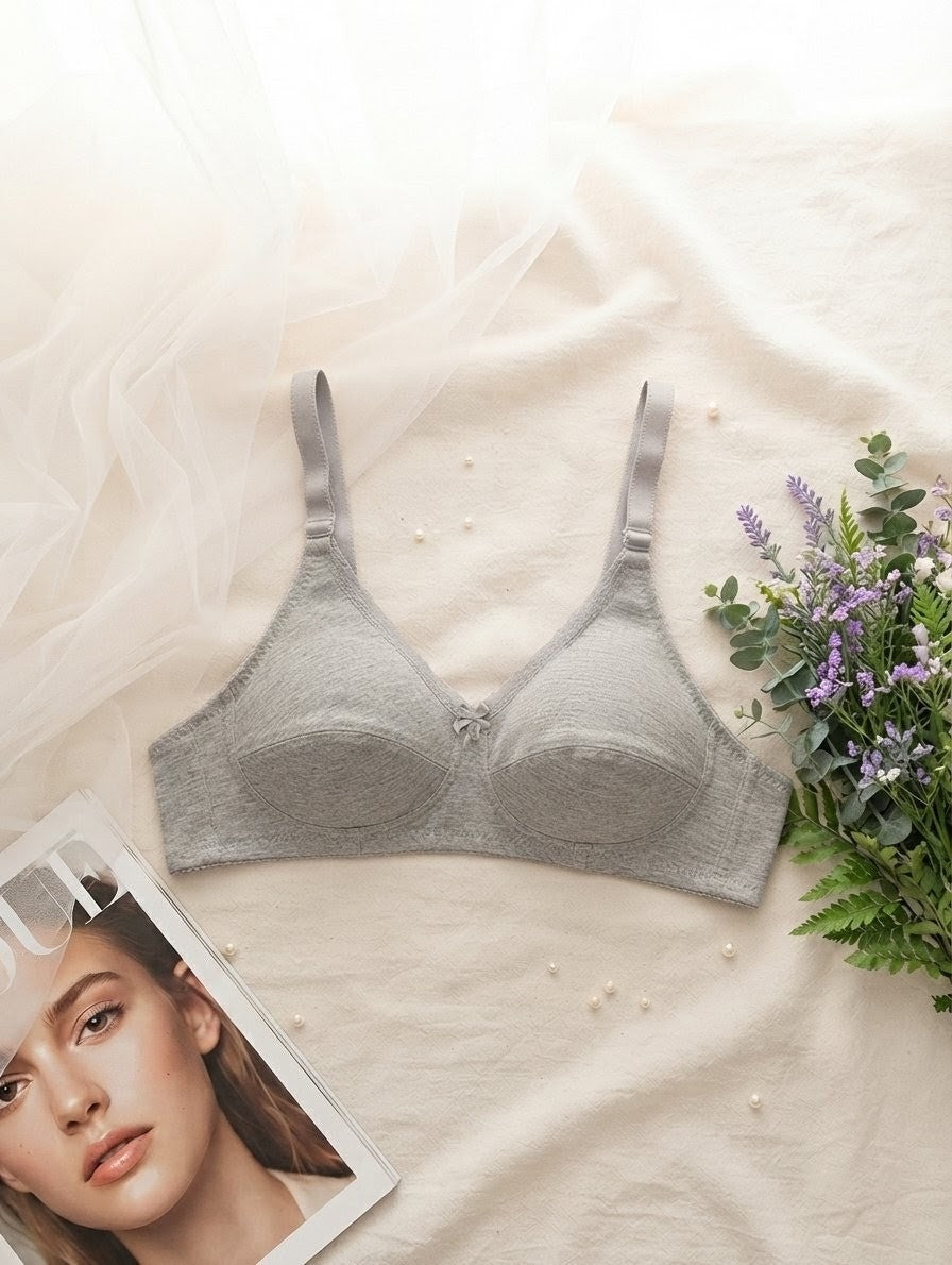 Wire-Free Cotton Everyday Bra in Pakistan – Safaa.pk