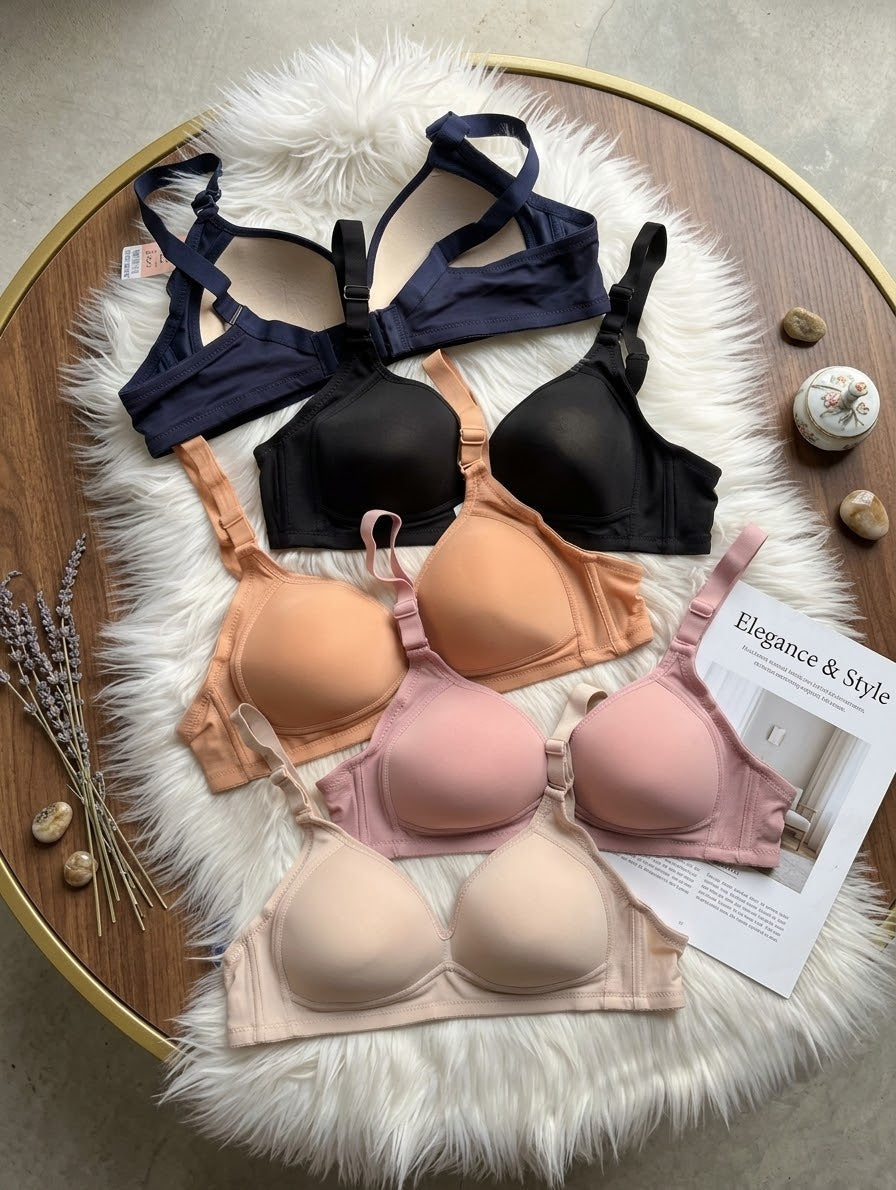 Wireless Padded Bra with Wide Adjustable Straps in Pakistan – Safaa.pk