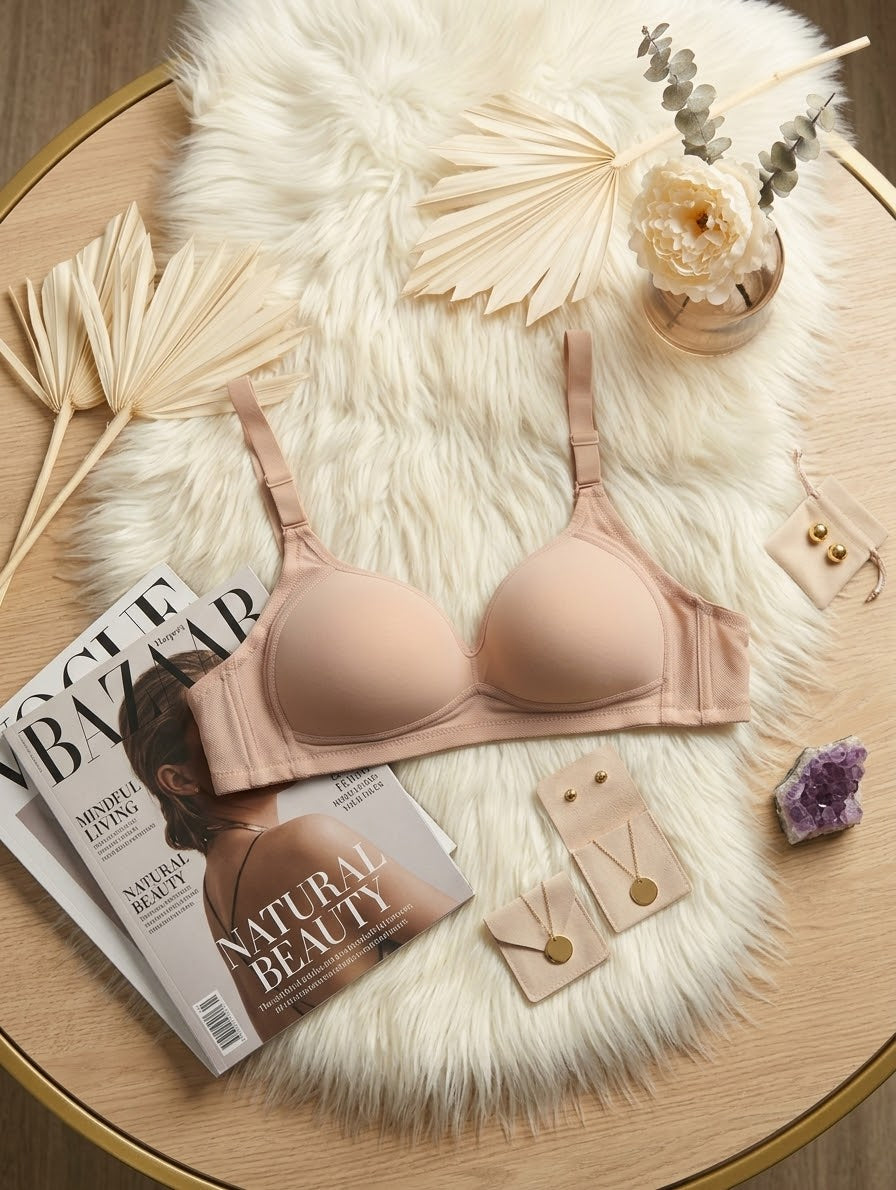 Wireless Padded Bra with Wide Adjustable Straps in Pakistan – Safaa.pk