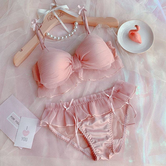 Summer Thin Padded Lace Bridal Lingerie Set (SPBS 0080)
